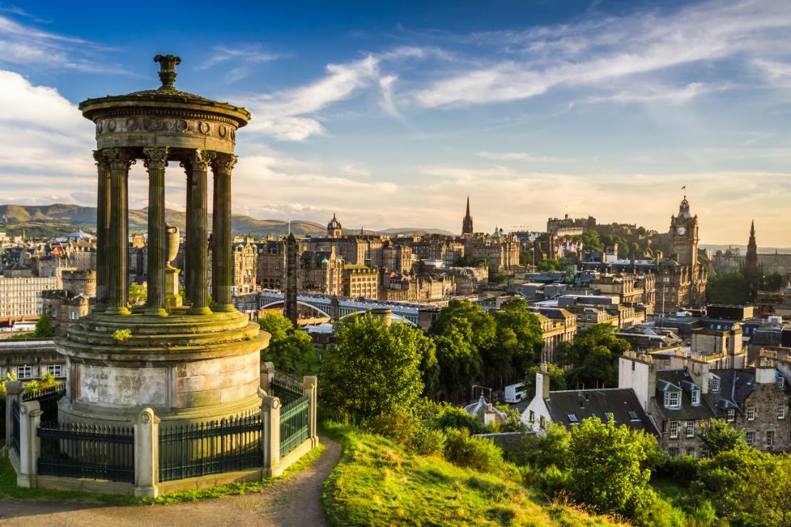 Utsikt over Edinburgh