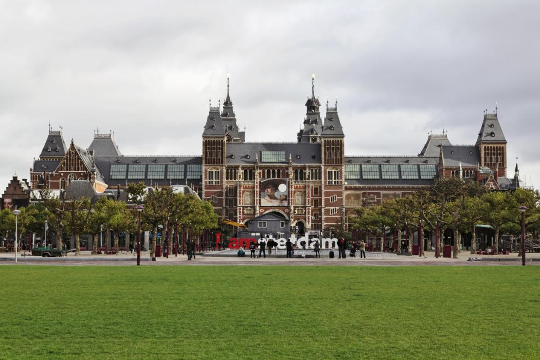 Fasaden til Rijksmuseum, Amsterdam