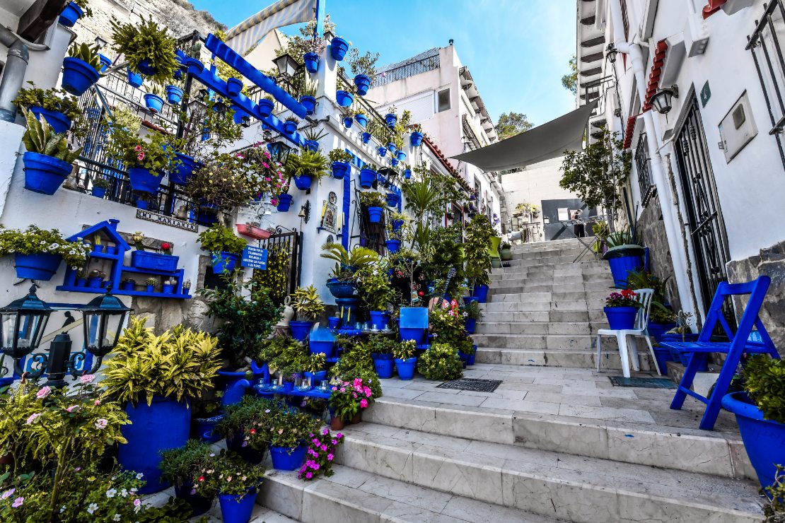 Barrio Santa Cruz i Alicante.