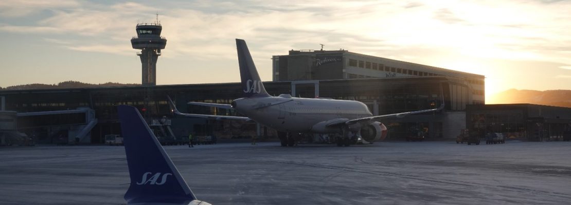 Direktefly fra Trondheim Værnes